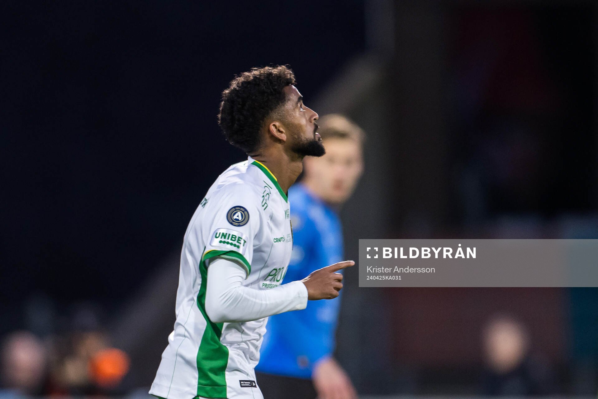 Hammarbys Tesfaldet Tekie jublar