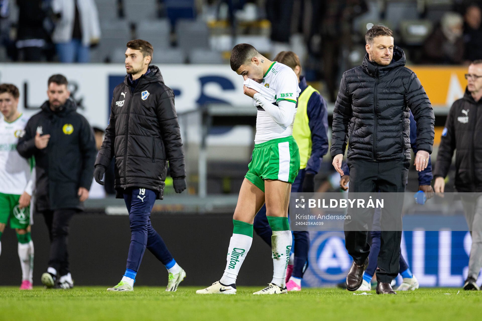 Hammarbys Edvin Kurtulus deppar