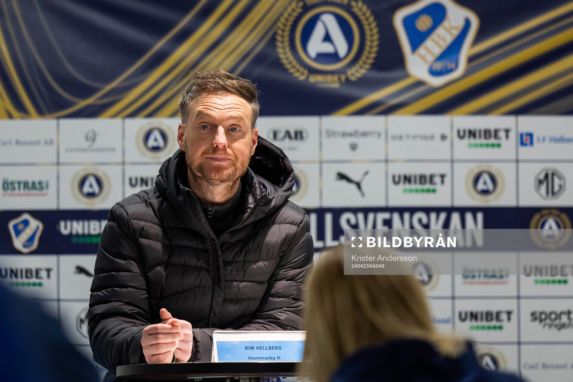 Hammarbys tränare Kim Hellberg