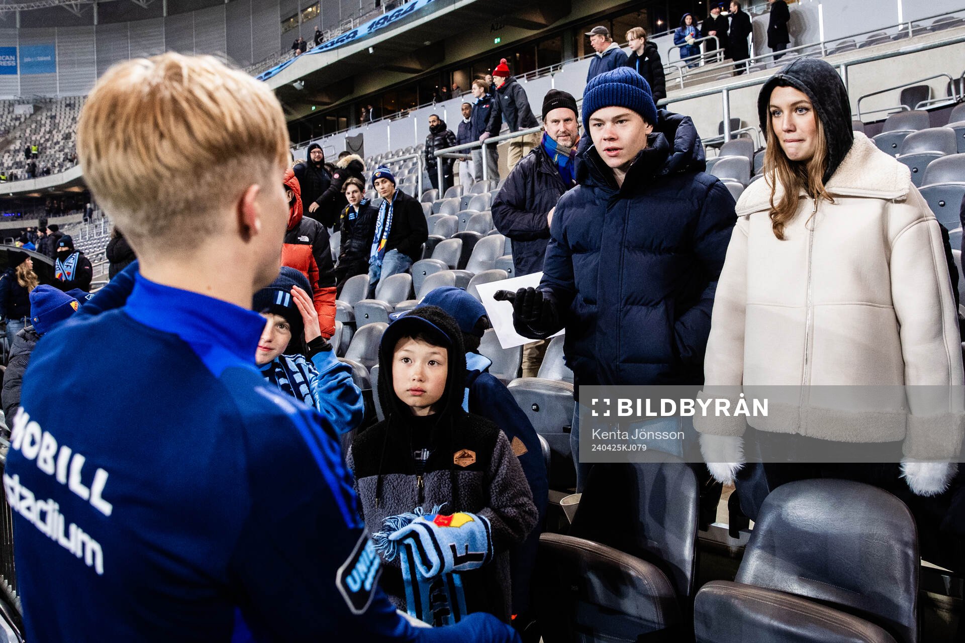 Djurgårdens Lucas Bergvall (v) och Theo Bergvall (m)