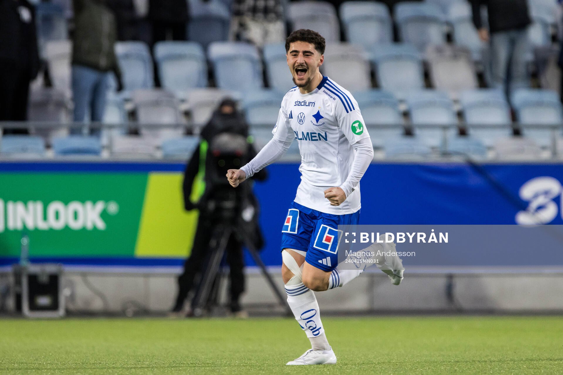IFK Norrköpings Ismet Lushaku jublar