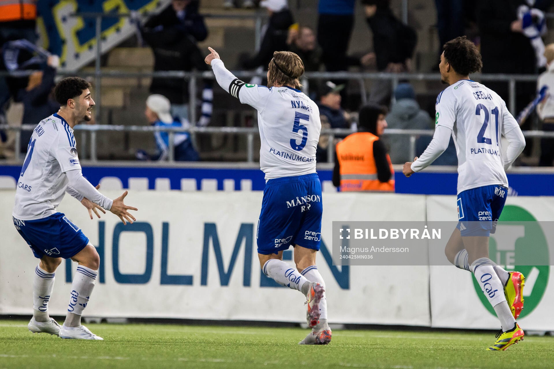 IFK Norrköpings Christoffer Nyman jublar