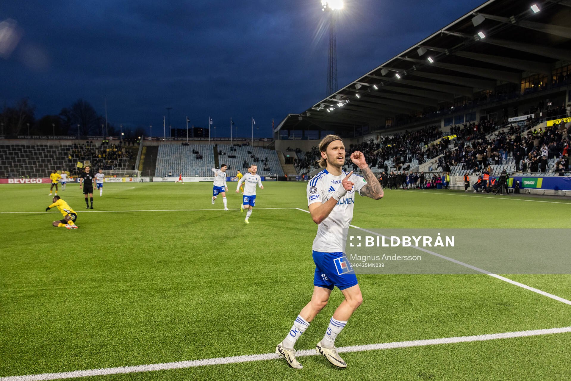 IFK Norrköpings Arnor Traustason jublar
