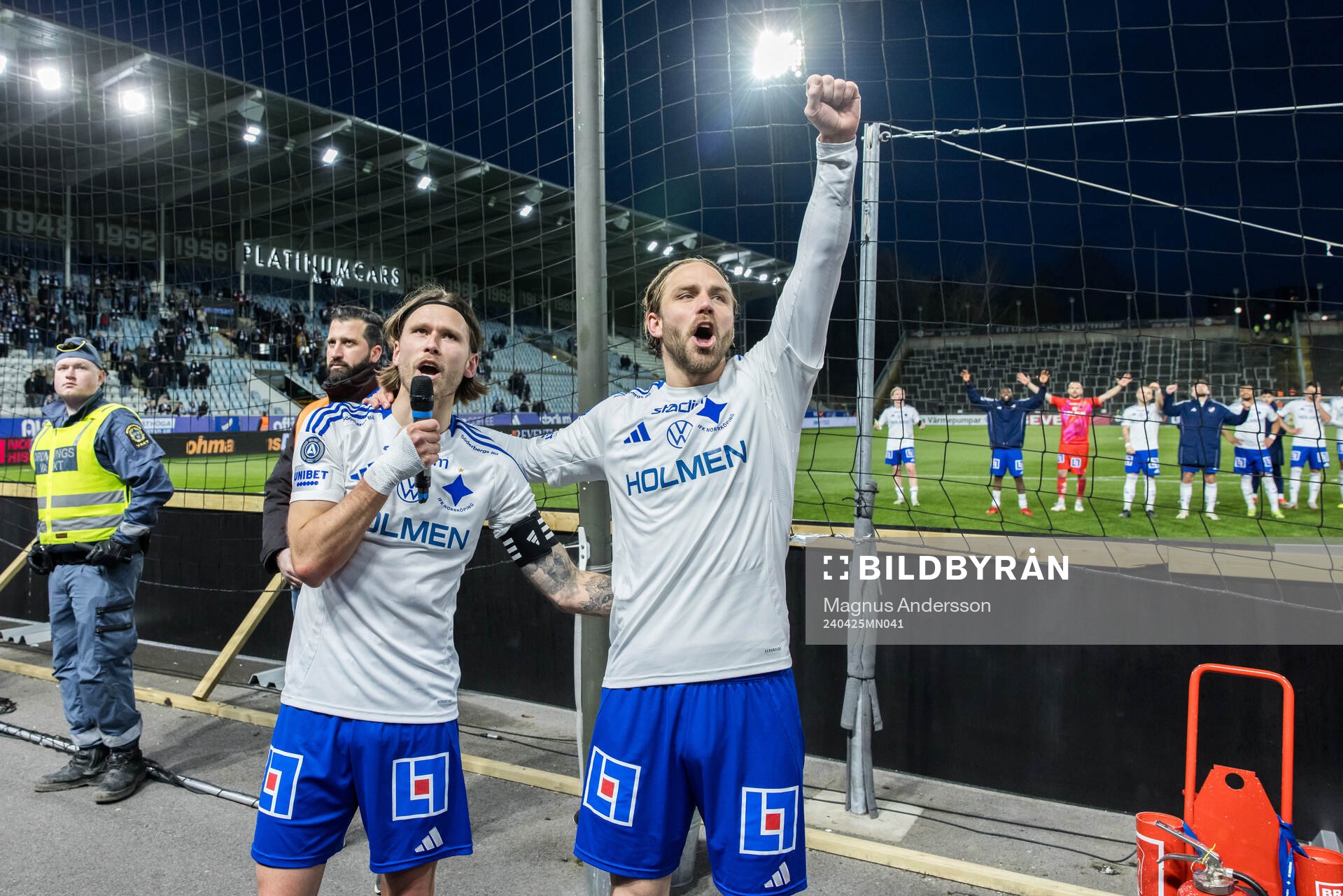 IFK Norrköpings Arnor Traustason och Christoffer Nyman
