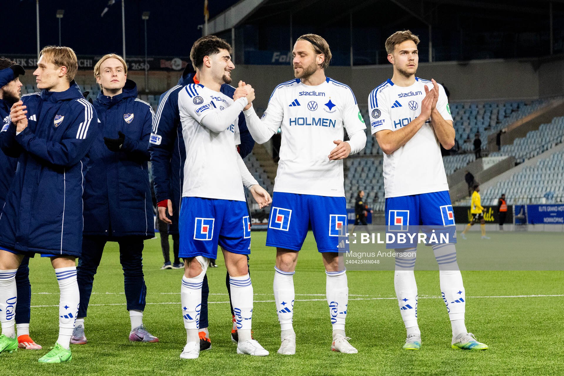 IFK Norrköpings Ismet Lushaku, Christoffer Nyman och Anton