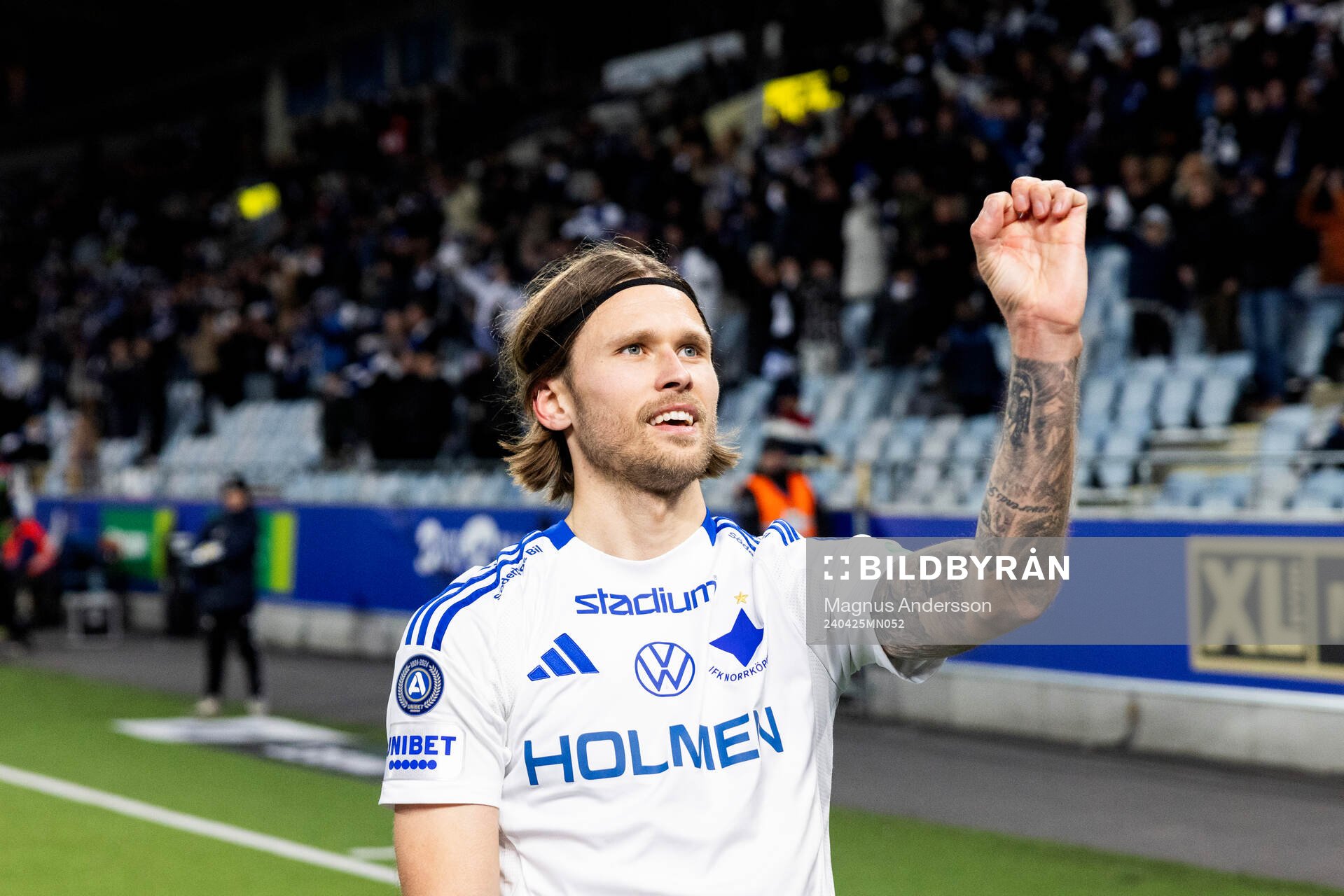 IFK Norrköpings Arnor Traustason jublar