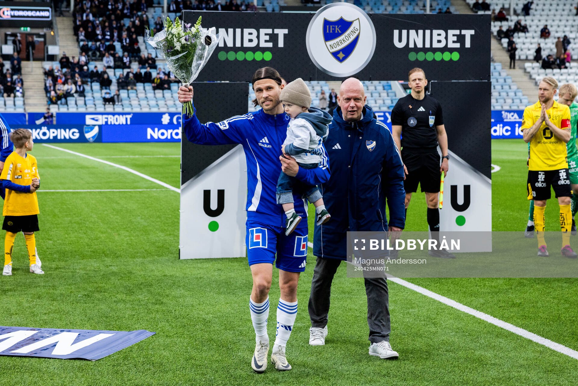 IFK Norrköpings Arnor Traustason firas