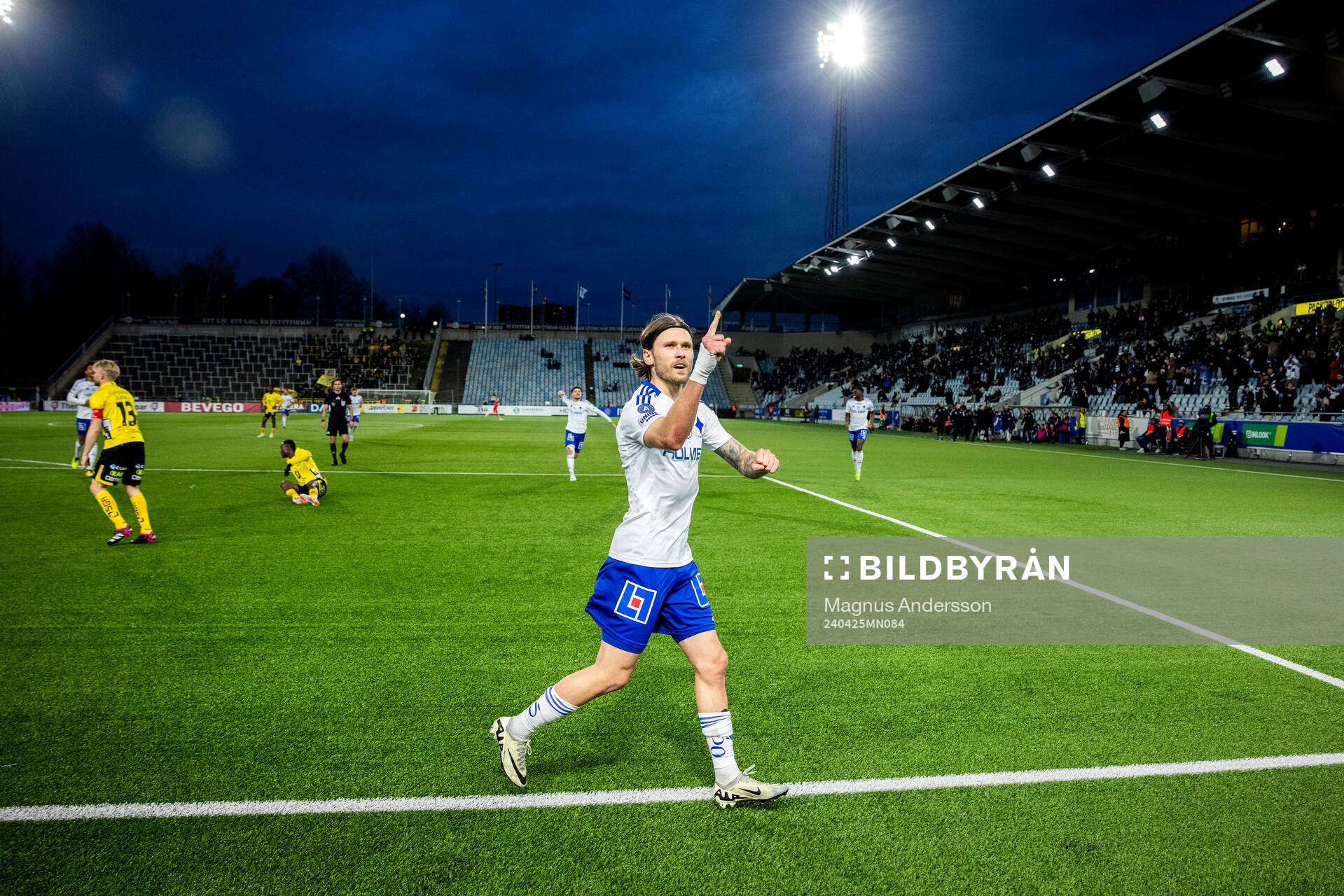 IFK Norrköpings Arnor Traustason jublar
