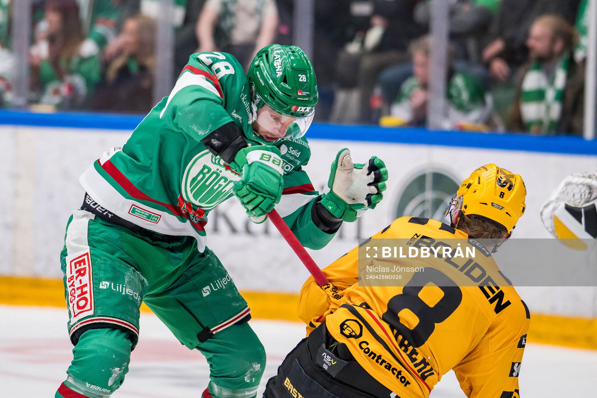 Rögles Anton Bengtsson och Skellefteås Petter Granberg