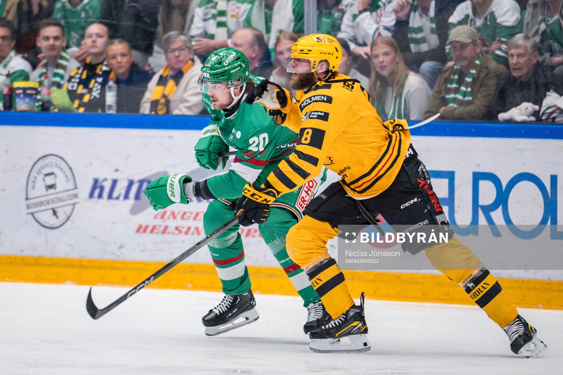 Rögles Lian Bichsel och Skellefteås Petter Granberg