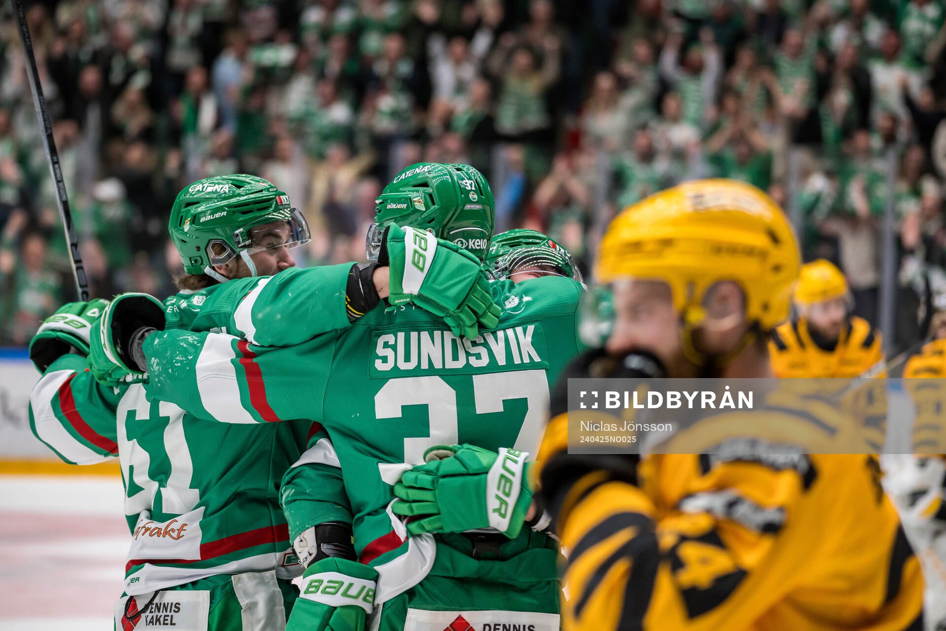 Rögles Albin Sundsvik jublar