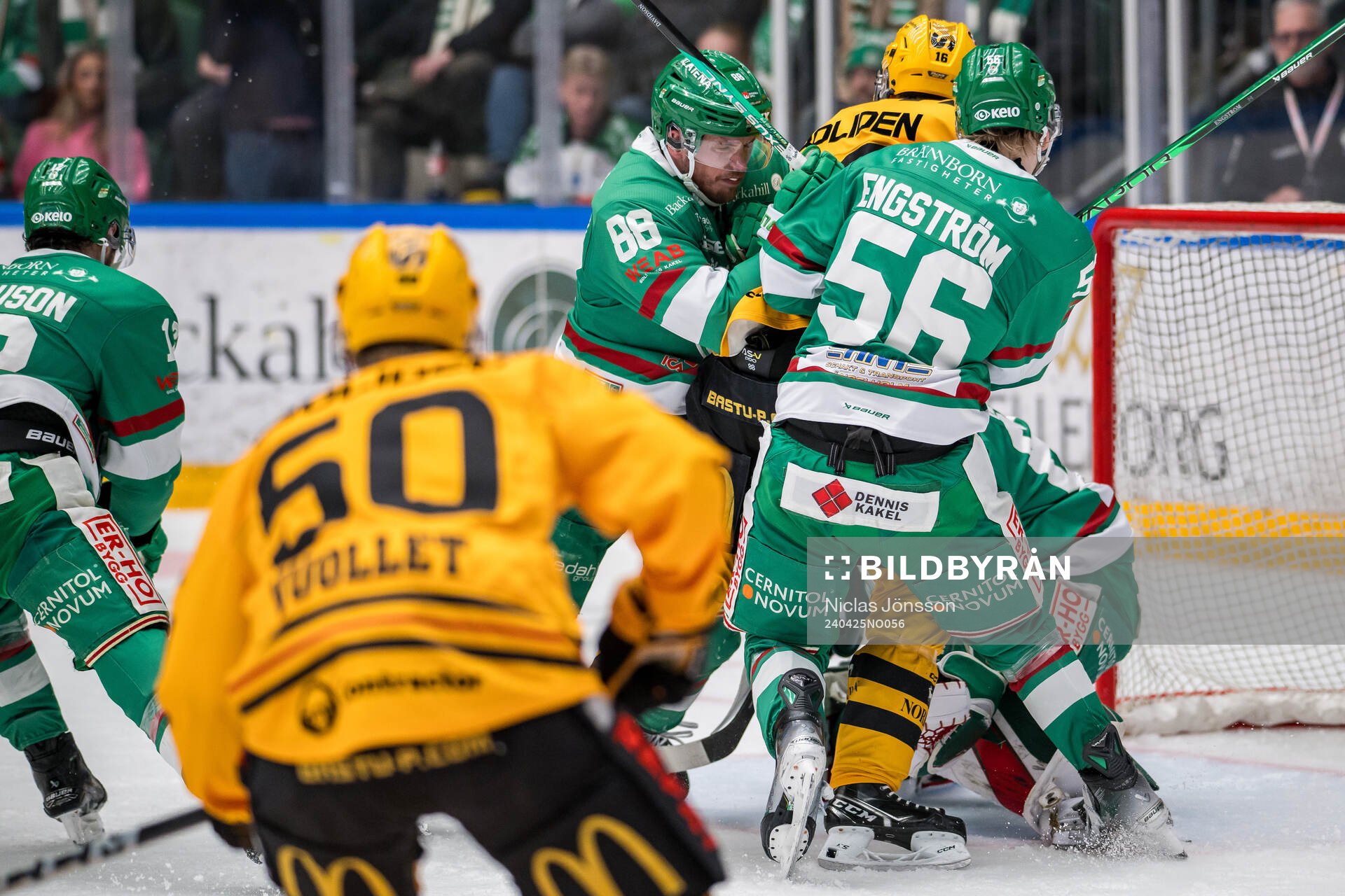 Rögles Brandon Davidson och Adam Engström