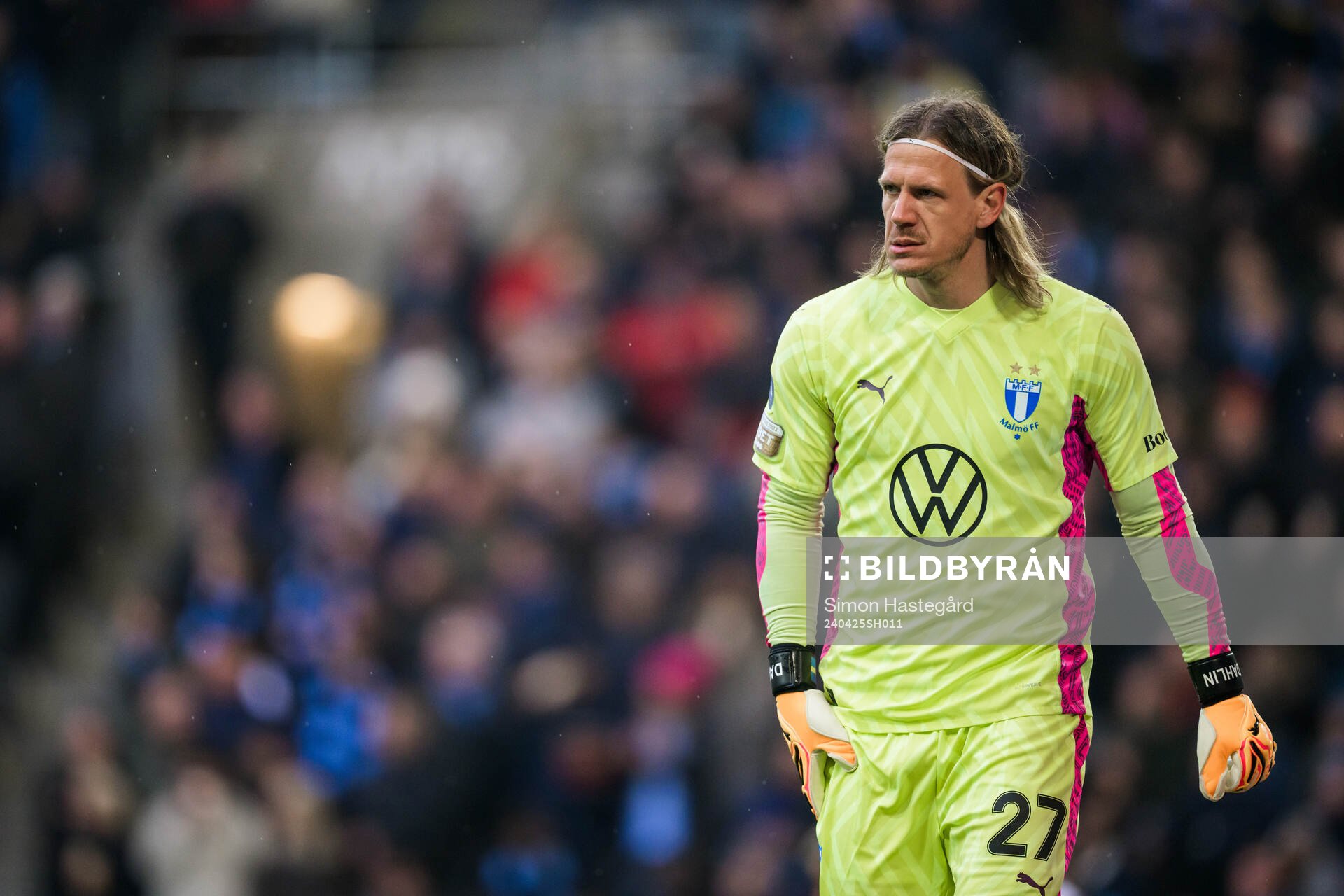 Malmö FFs målvakt Johan Dahlin