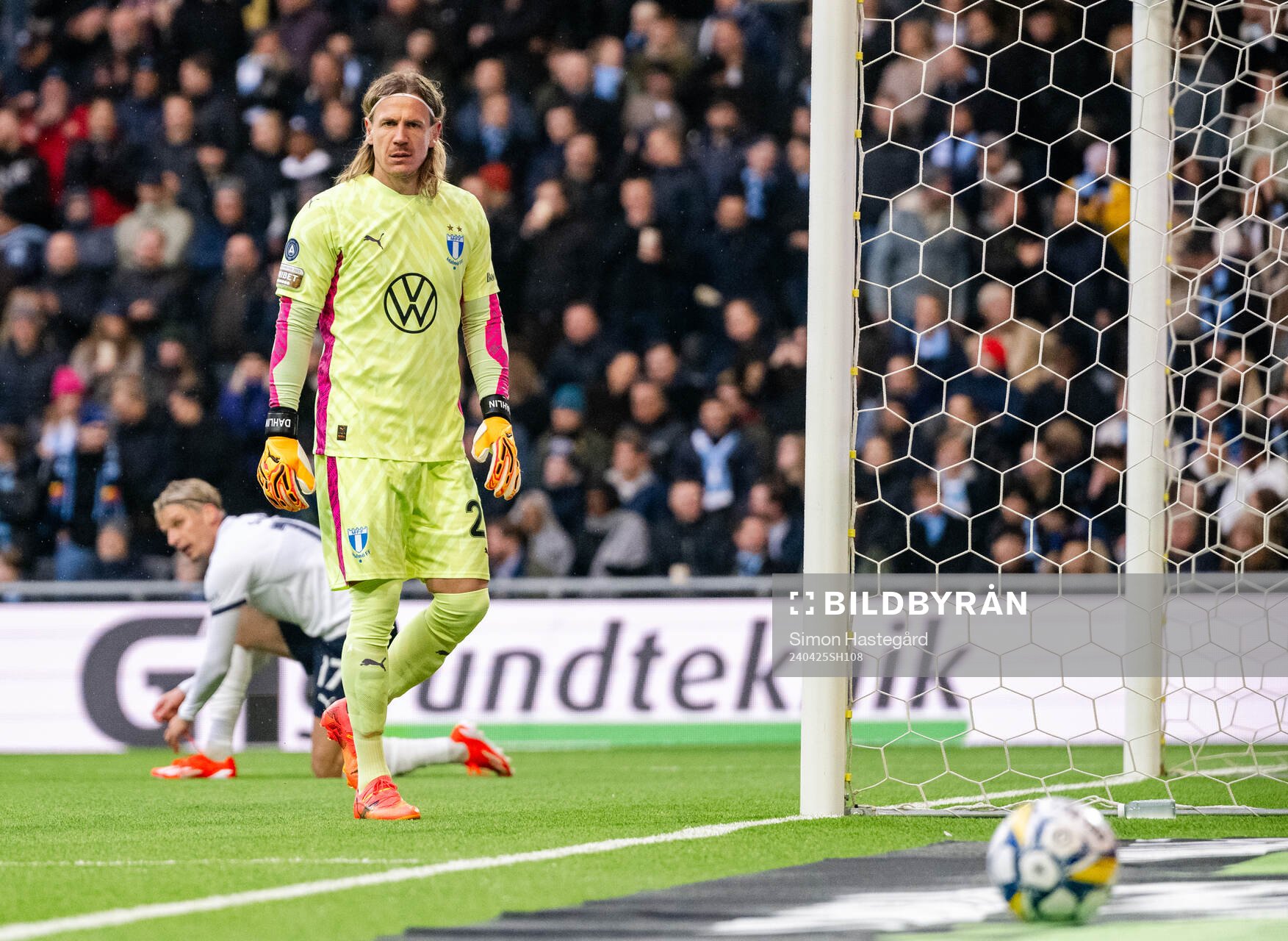 Malmö FFs målvakt Johan Dahlin