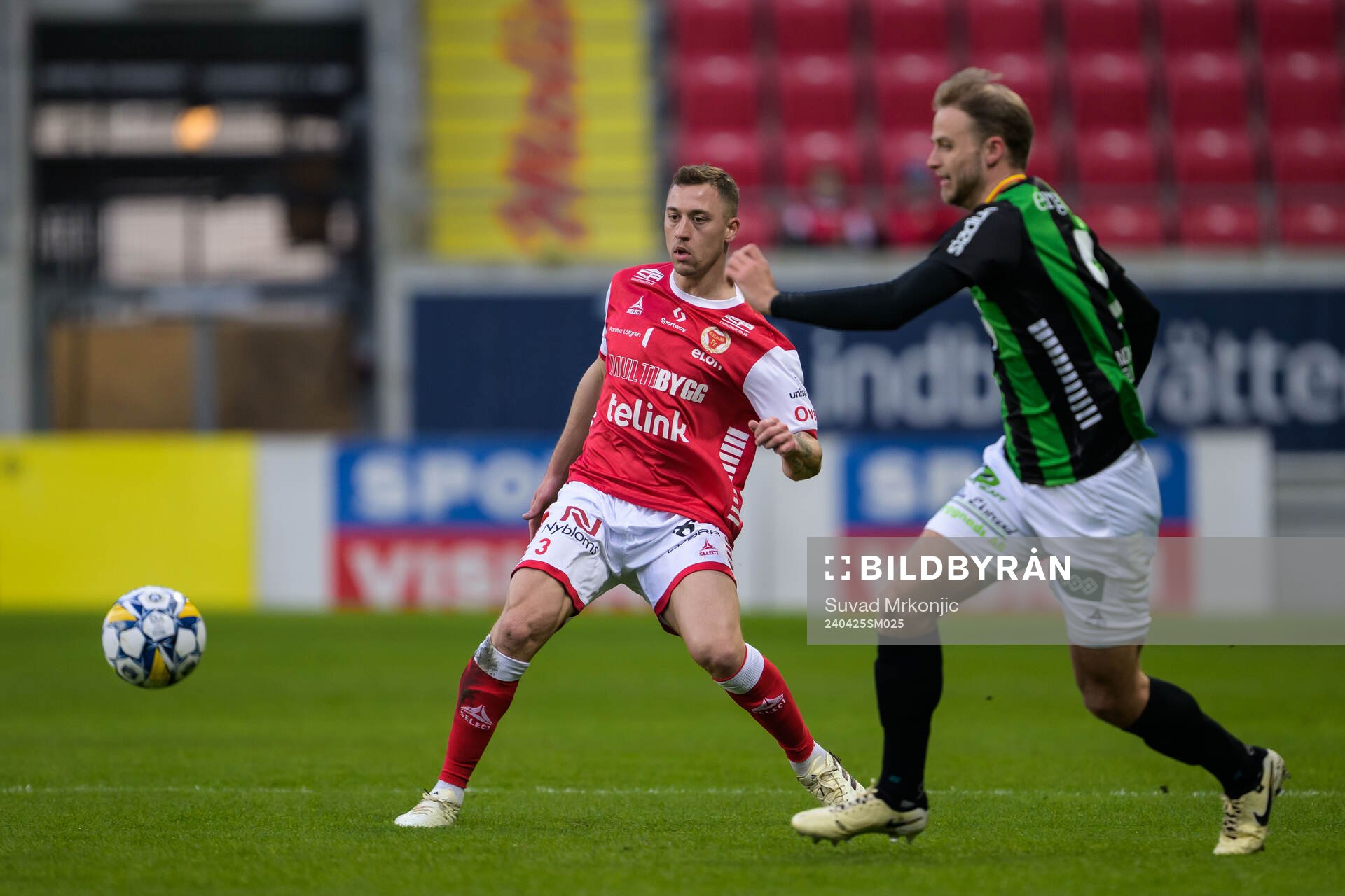 Kalmars Alexander Gersbach och GAISs Axel Norén