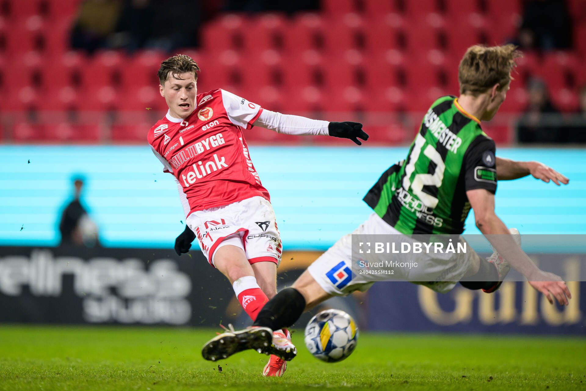 Kalmars Kevin Jensen och GAISs Robin Frej