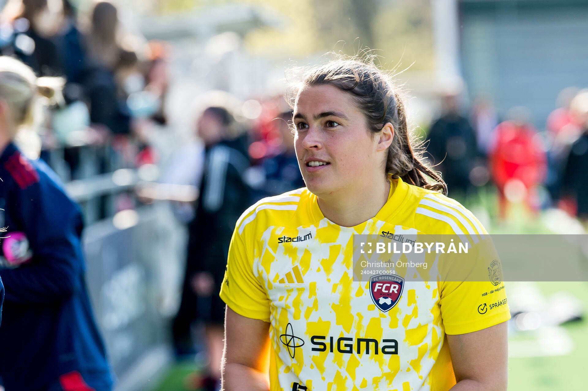 FC Rosengårds målvakt Eartha Cumings