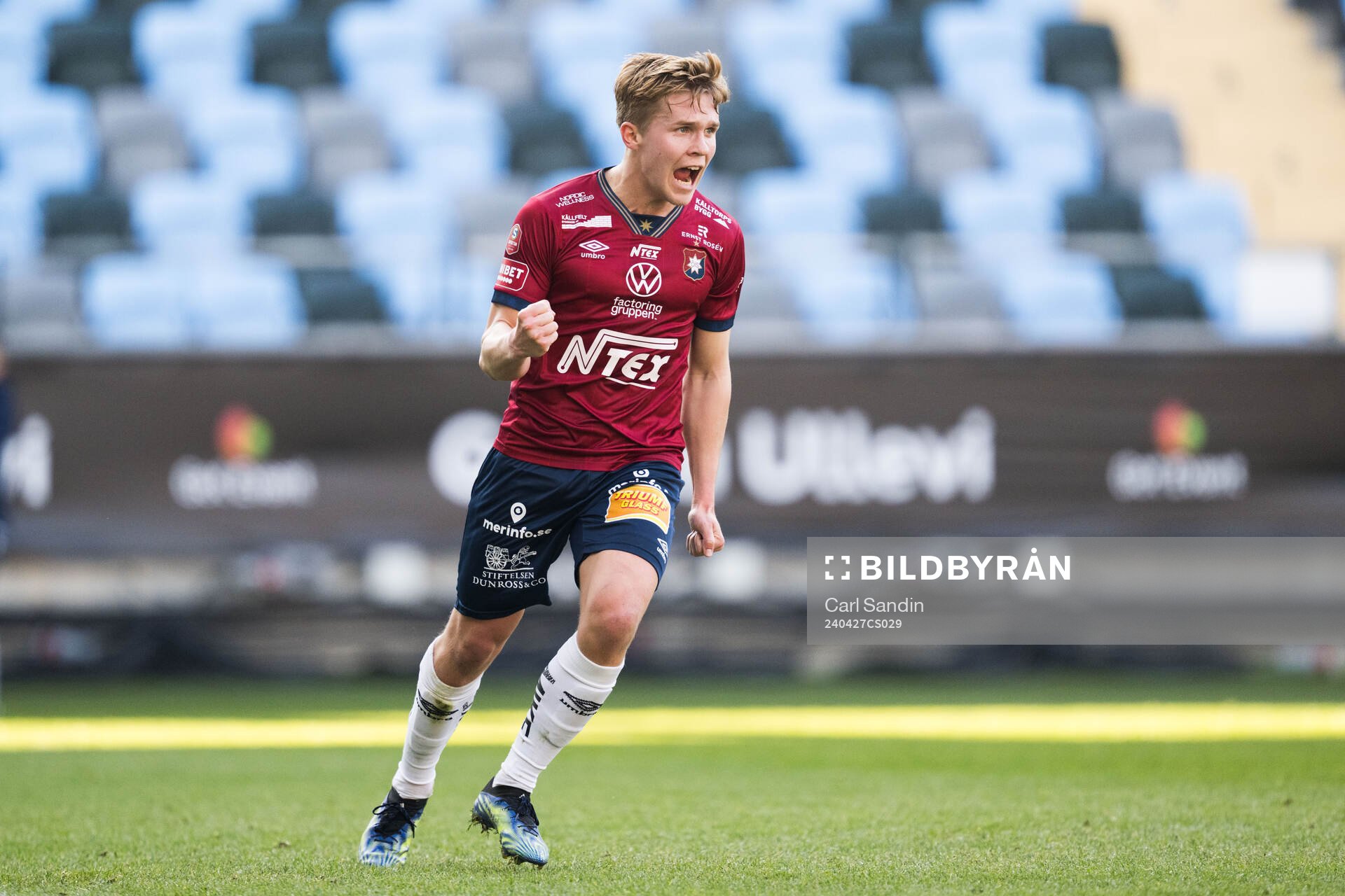 Örgrytes Isak Dahlqvist jublar