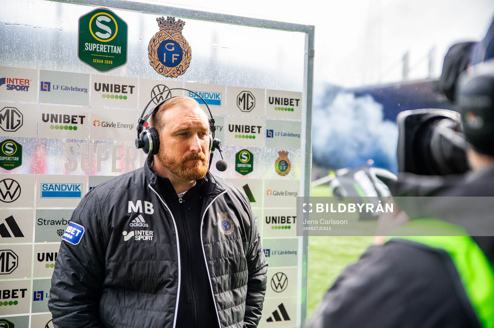 Gefles tränare Mikael Bengtsson
