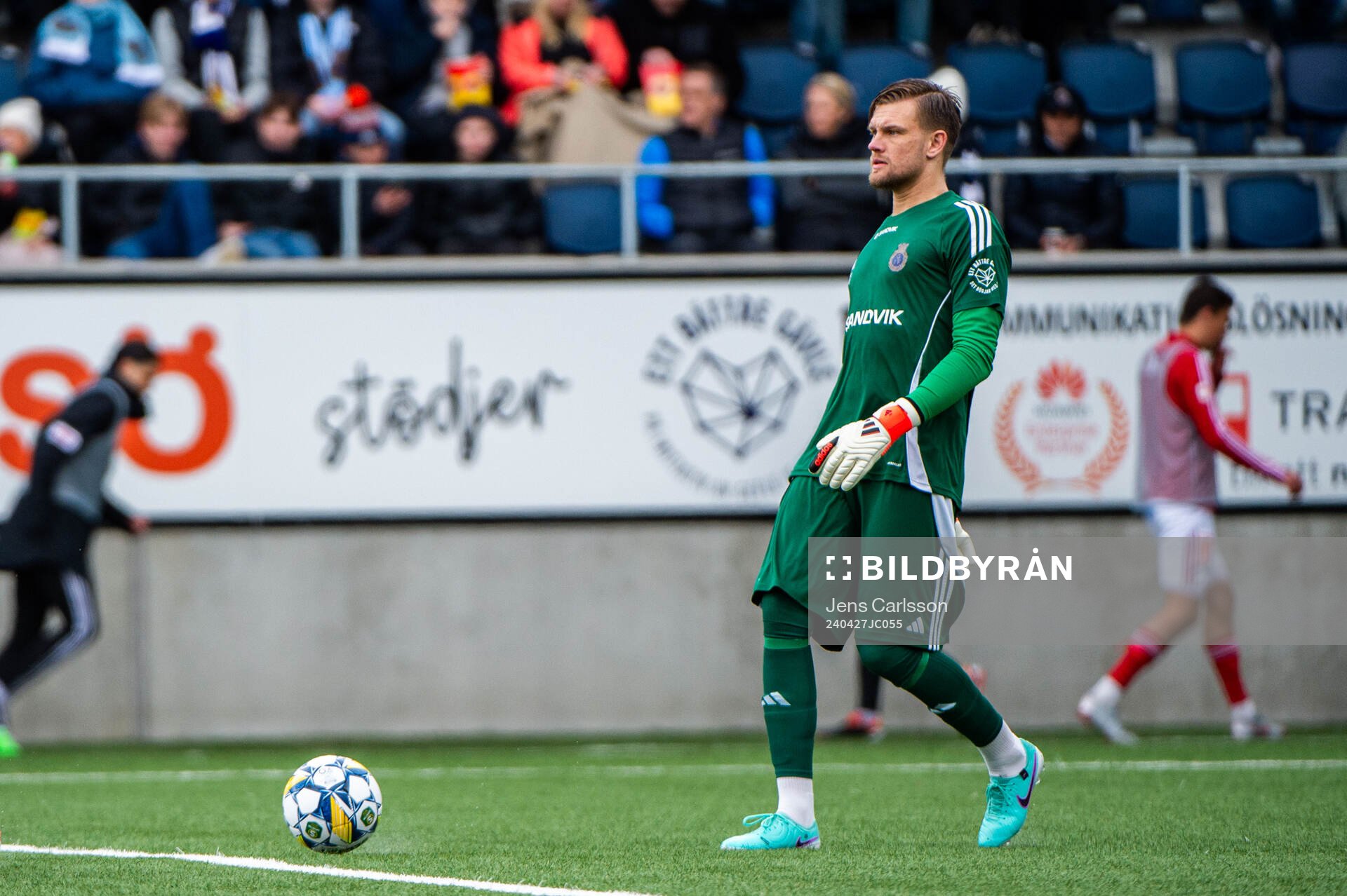 Gefles målvakt Oscar Jonsson