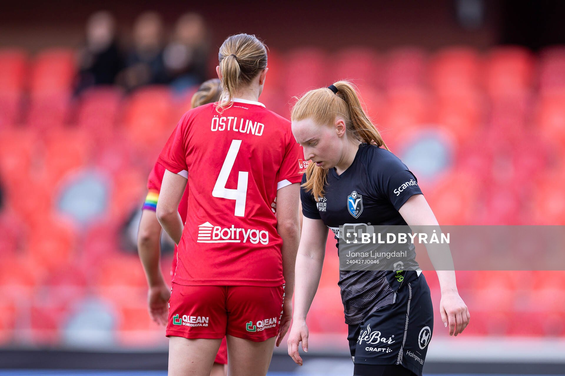 Växjö DFFs Þordis Elva Águstsdottir deppar