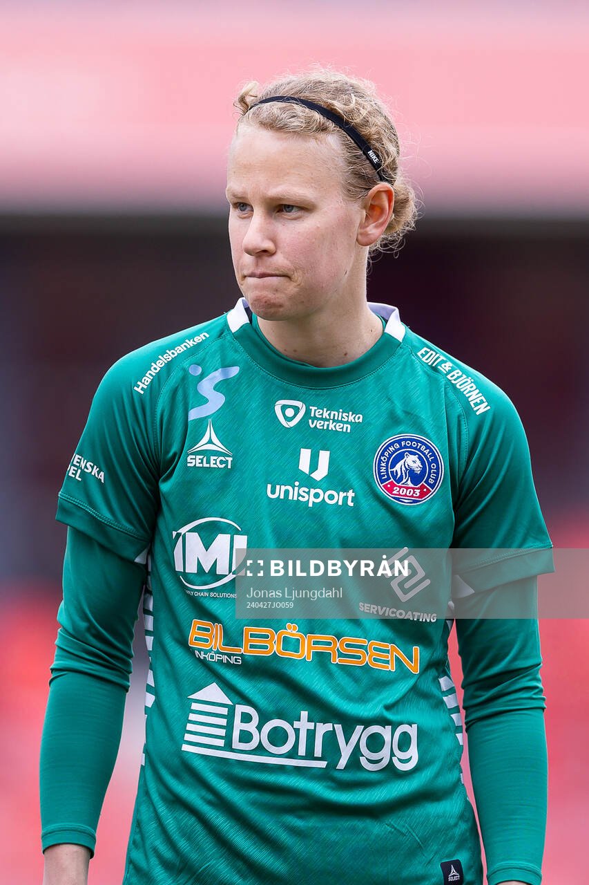 Linköpings målvakt Cajsa Andersson