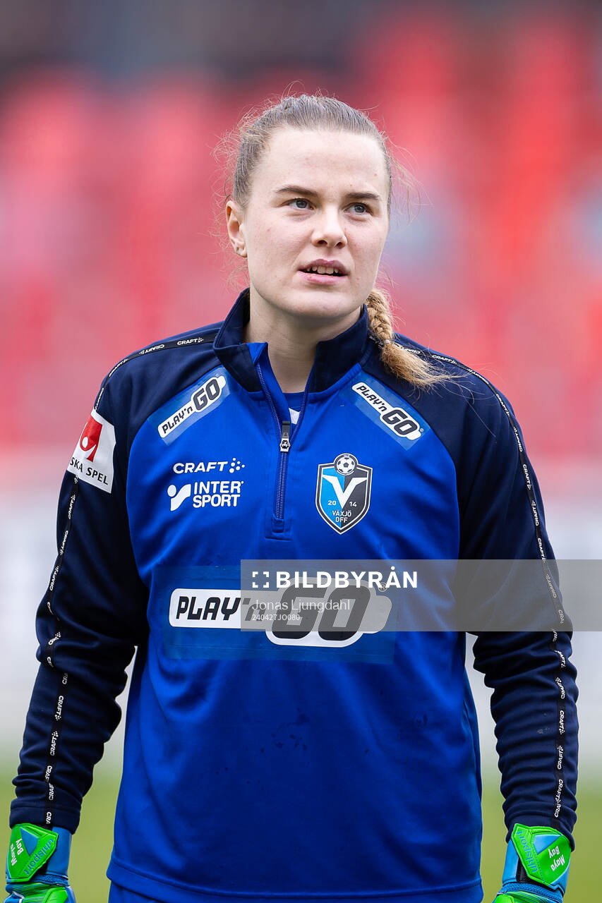Växjö DFFs målvakt Maja Bay Østergaard