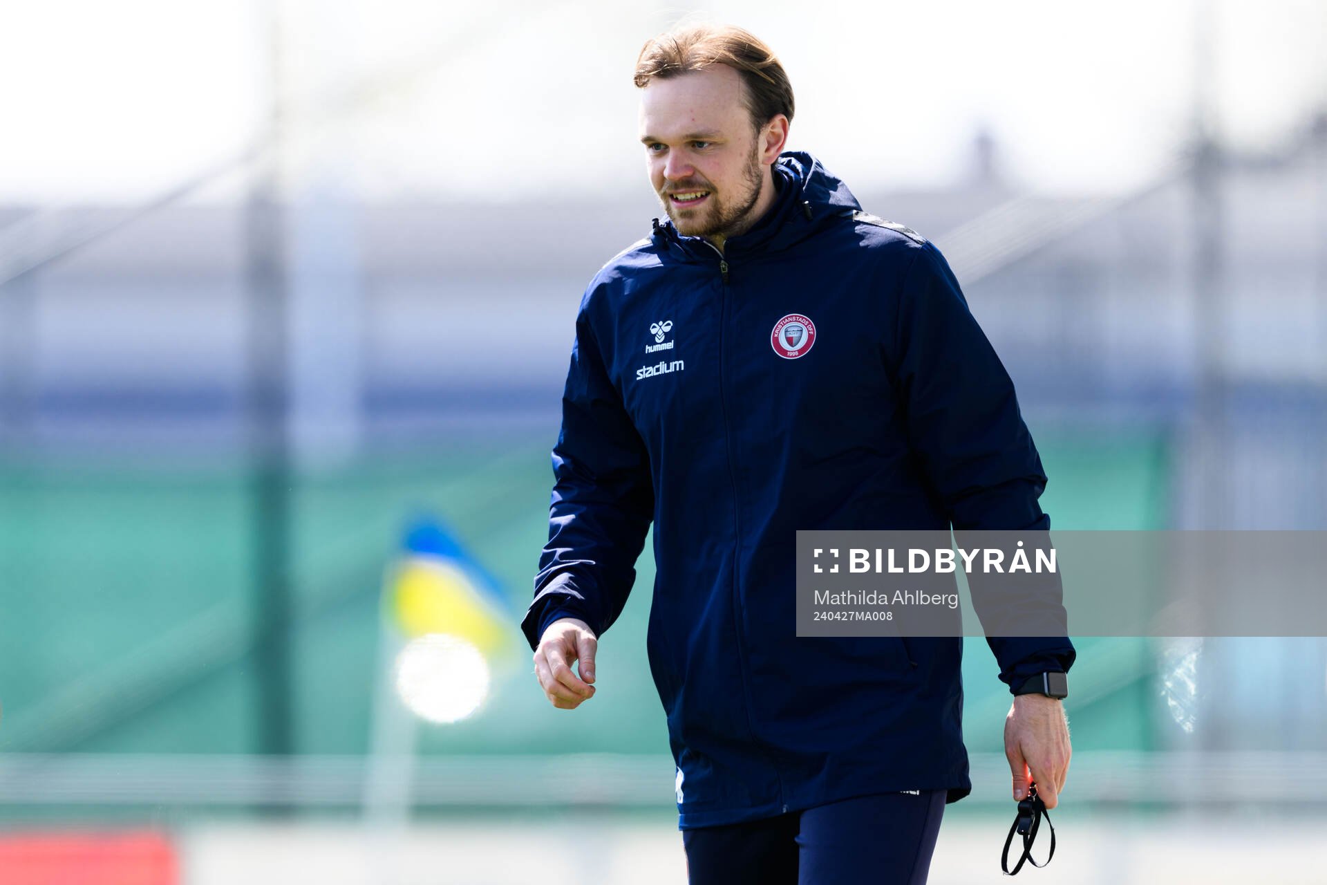 Kristianstads tränare Daniel Angergård