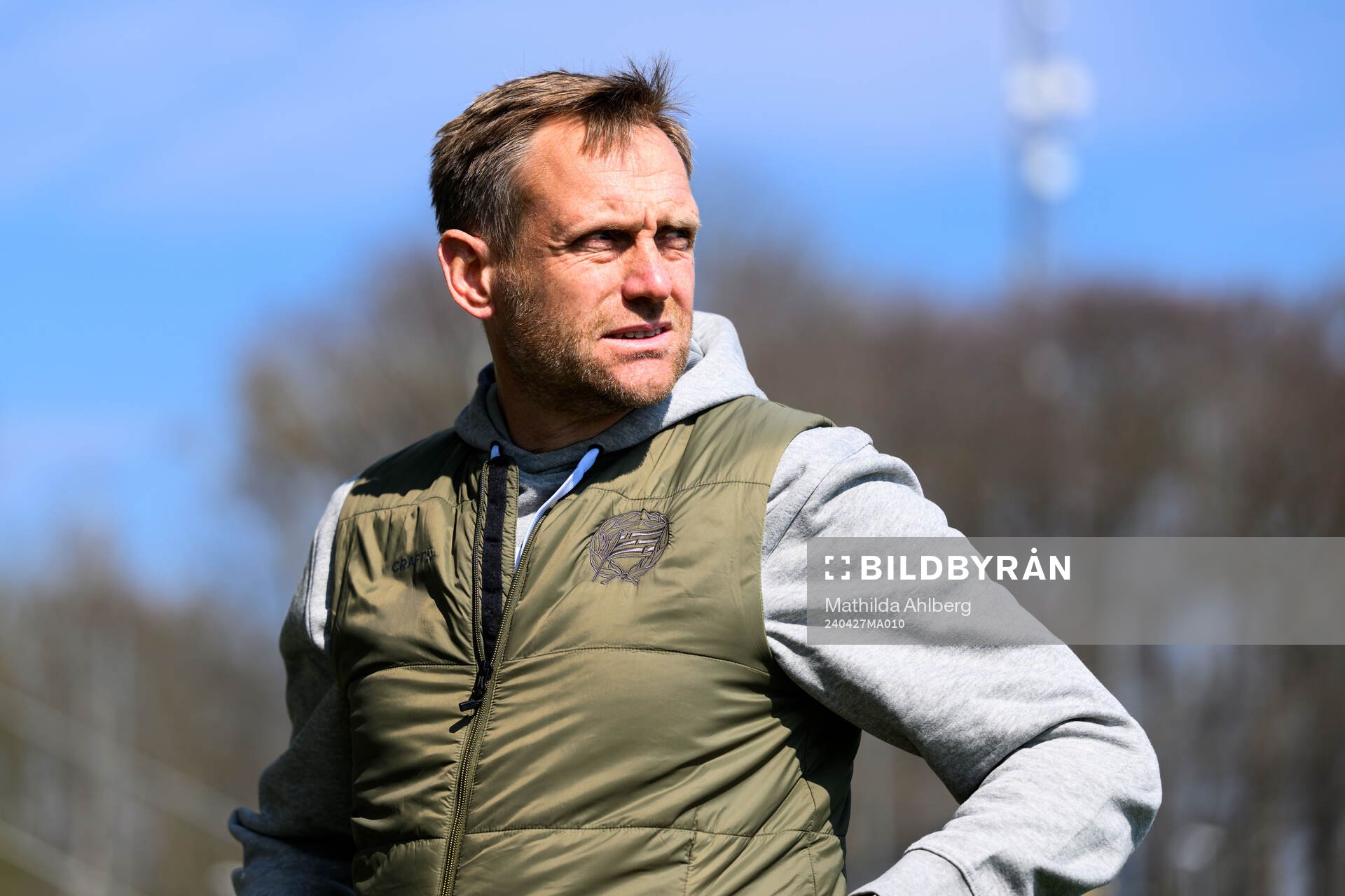 Hammarbys tränare Martin Sjögren