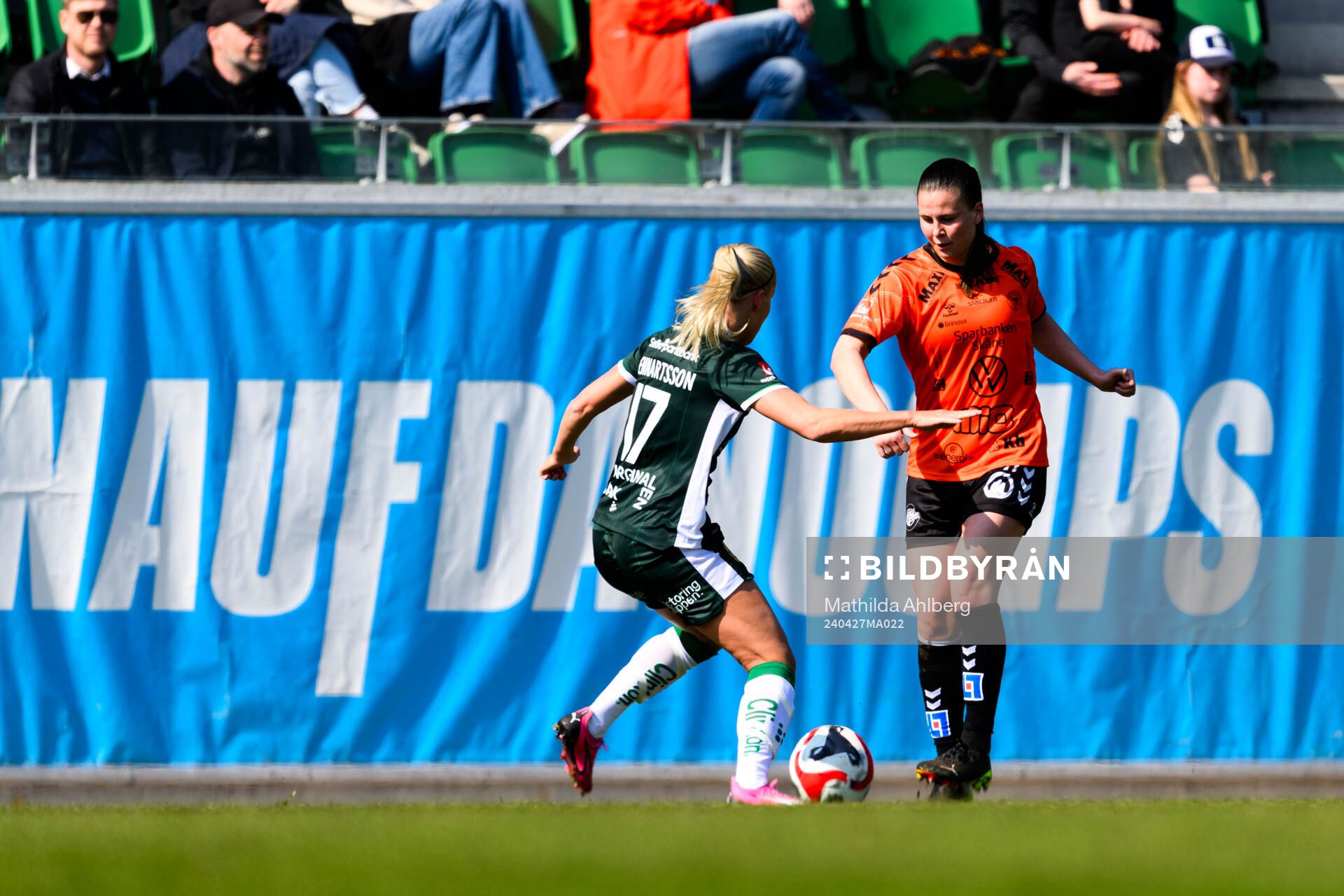 Kristianstads Josefin Harrysson och Hammarbys Stina
