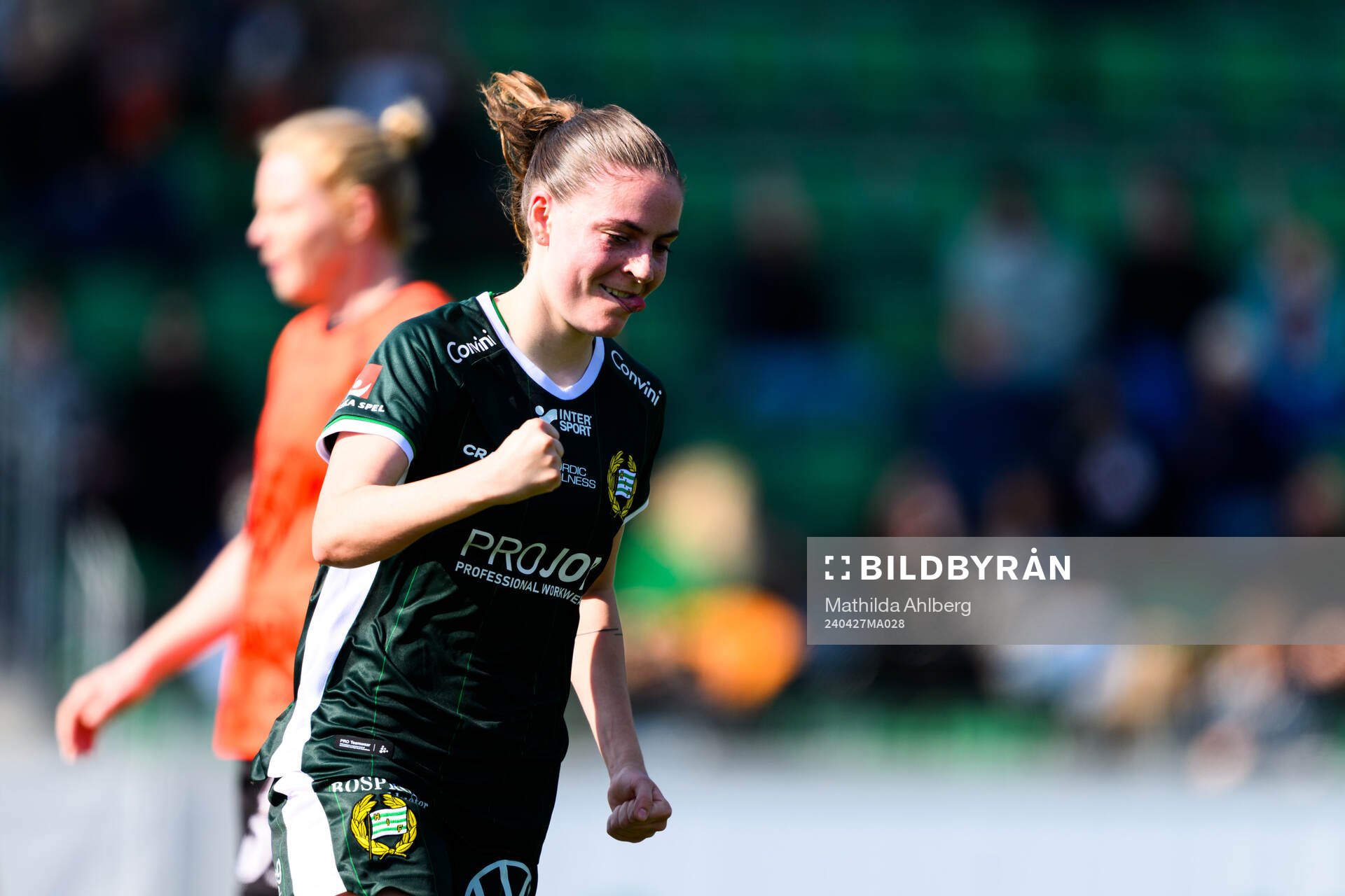 Hammarbys Smilla Vallotto jublar