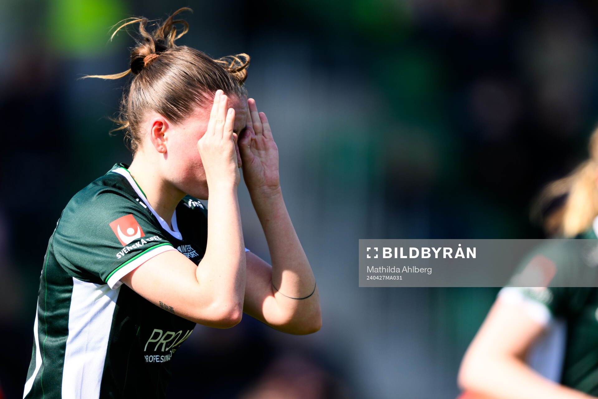 Hammarbys Smilla Vallotto jublar