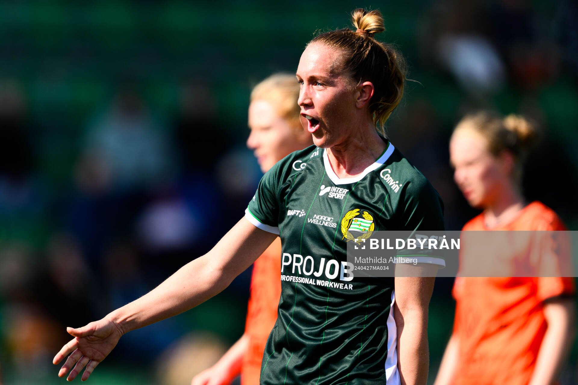 Hammarbys Julia Roddar jublar