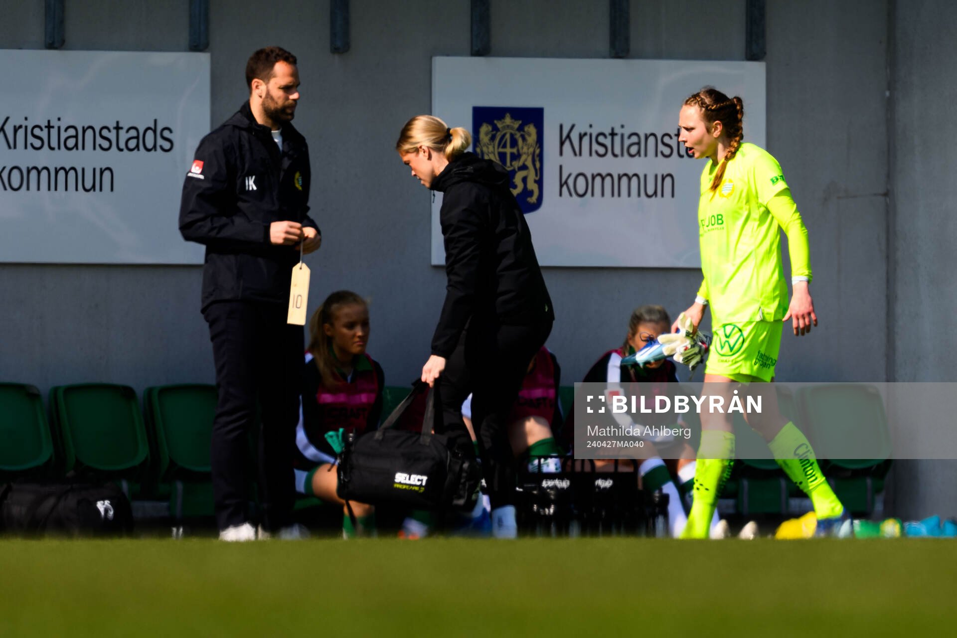 Hammarbys målvakt Anna Tamminen