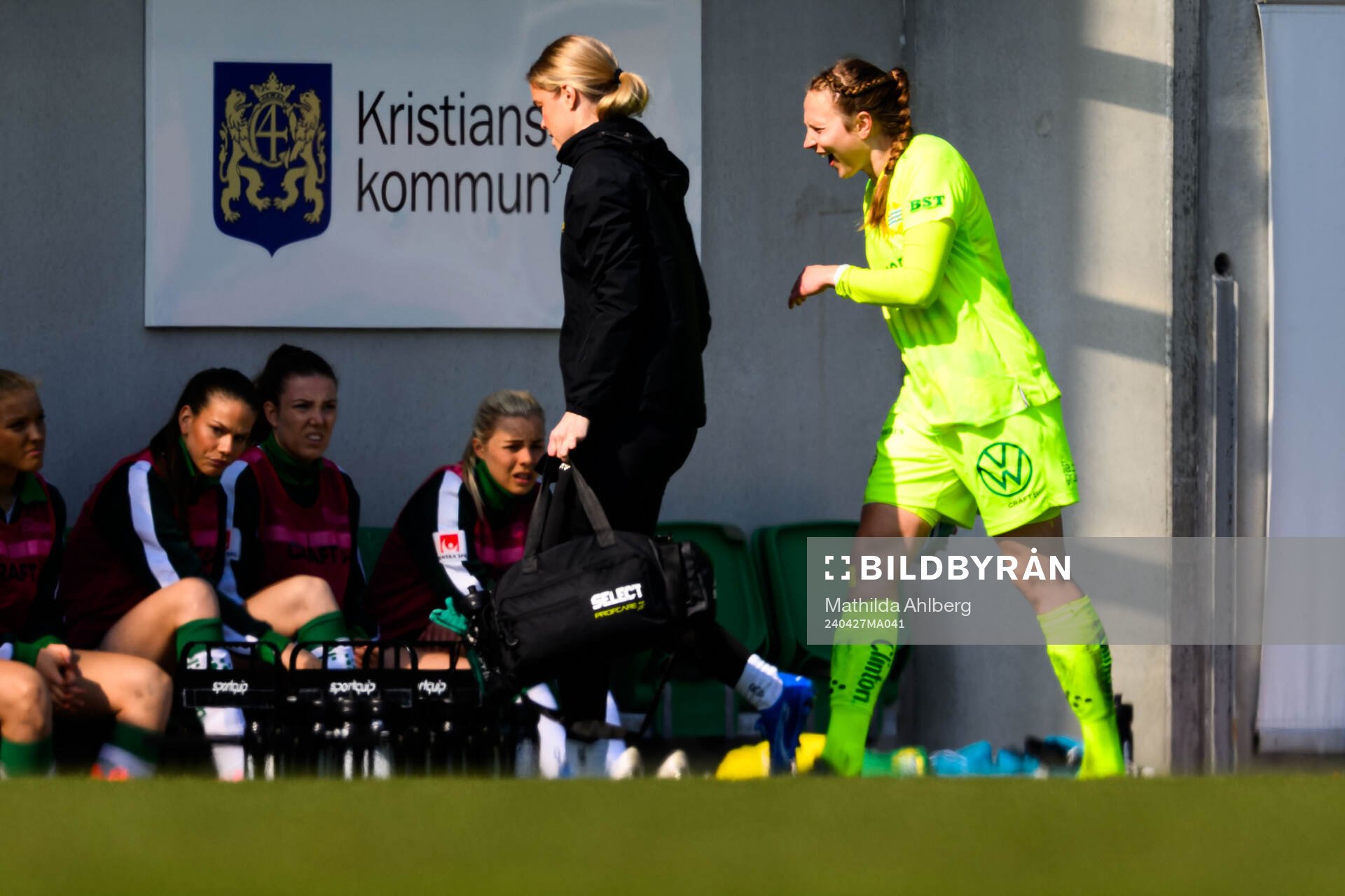 Hammarbys målvakt Anna Tamminen