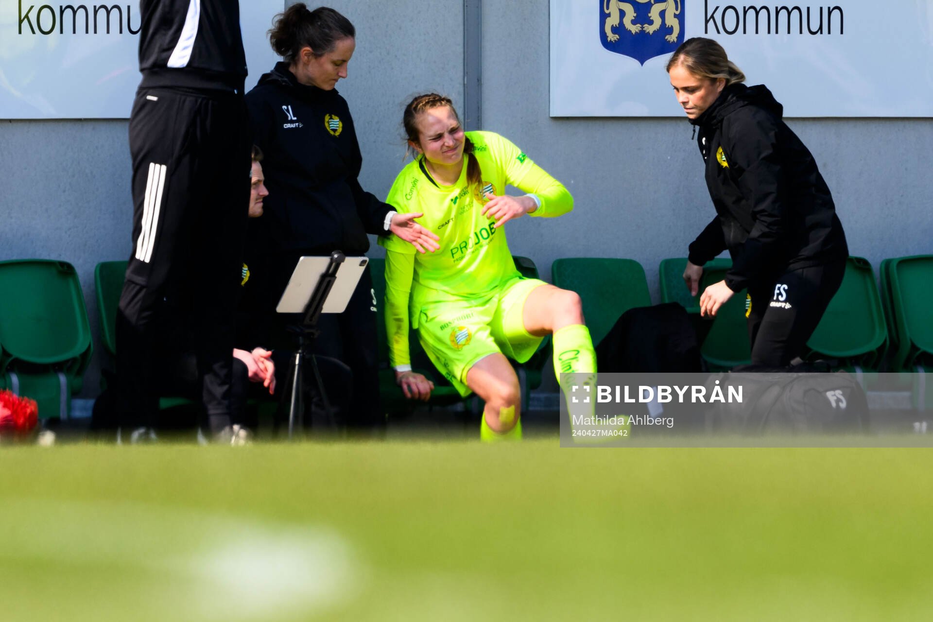 Hammarbys målvakt Anna Tamminen