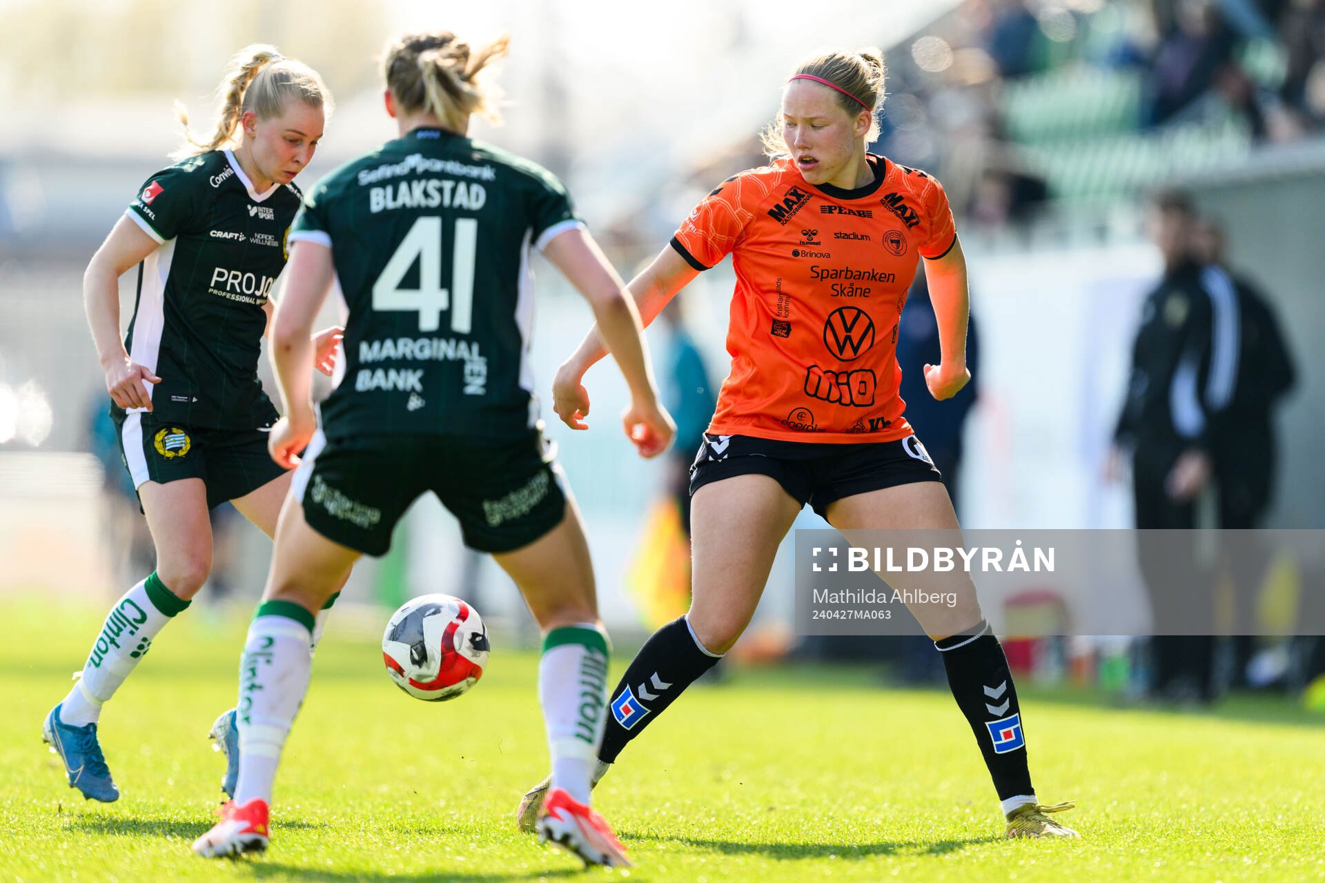 Hammarbys Emilie Joramo och Kristianstads Hlin Eiriksdottir