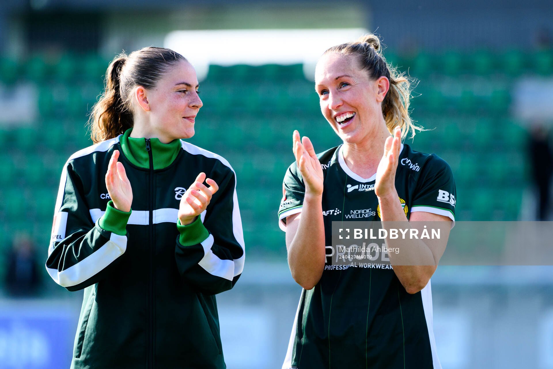 Och Hammarbys Julia Roddar jublar