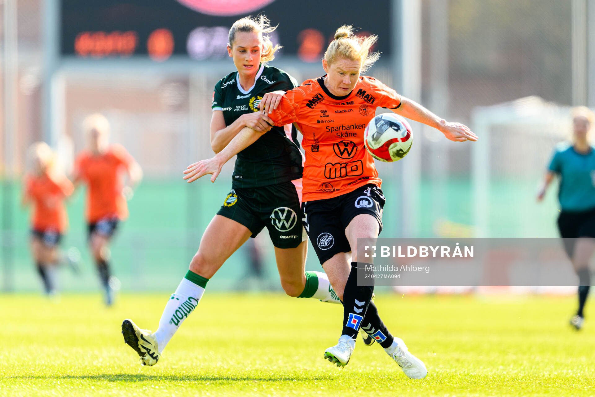 Hammarbys Ellen Wangerheim och Kristianstads Clare