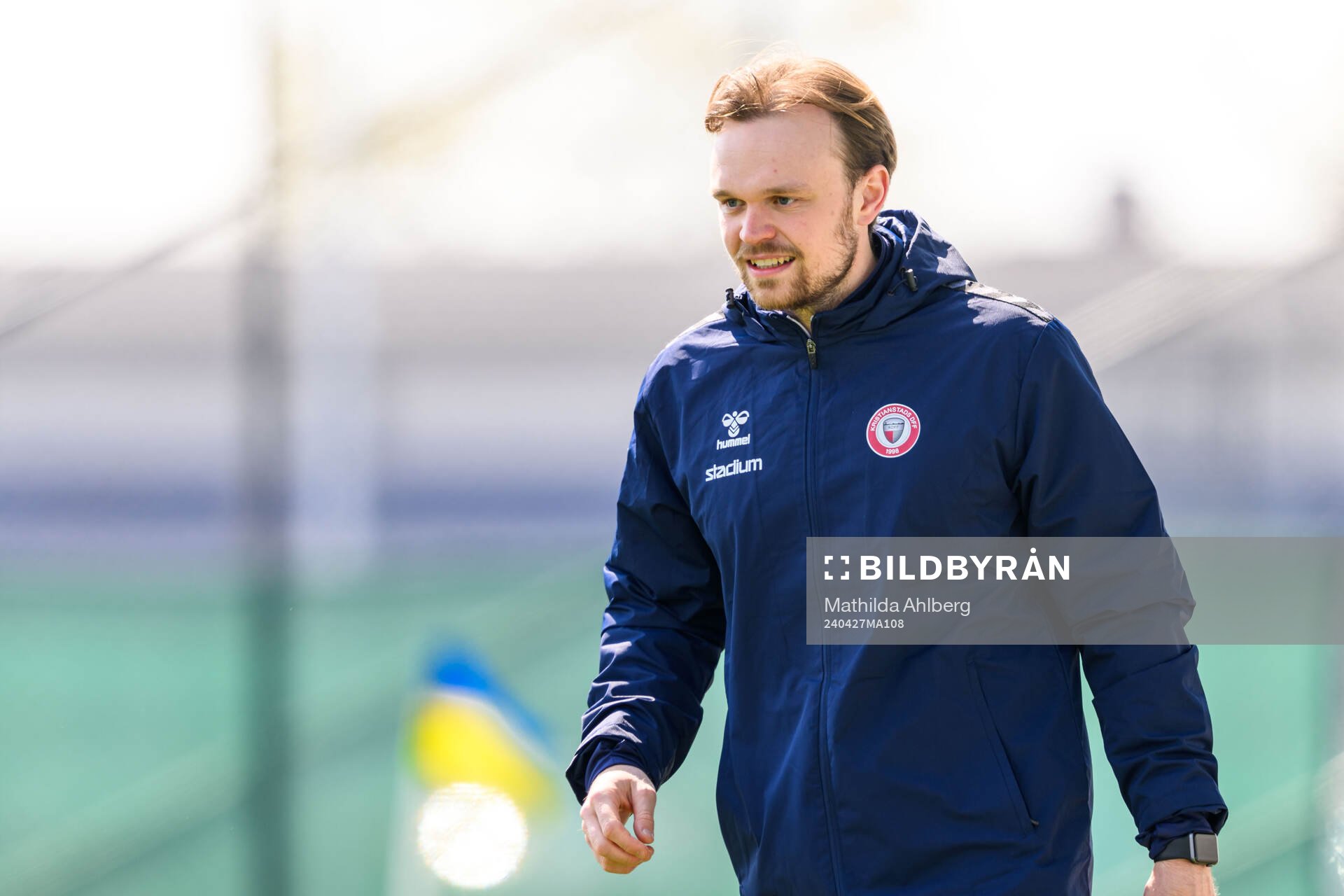 Kristianstads tränare Daniel Angergård