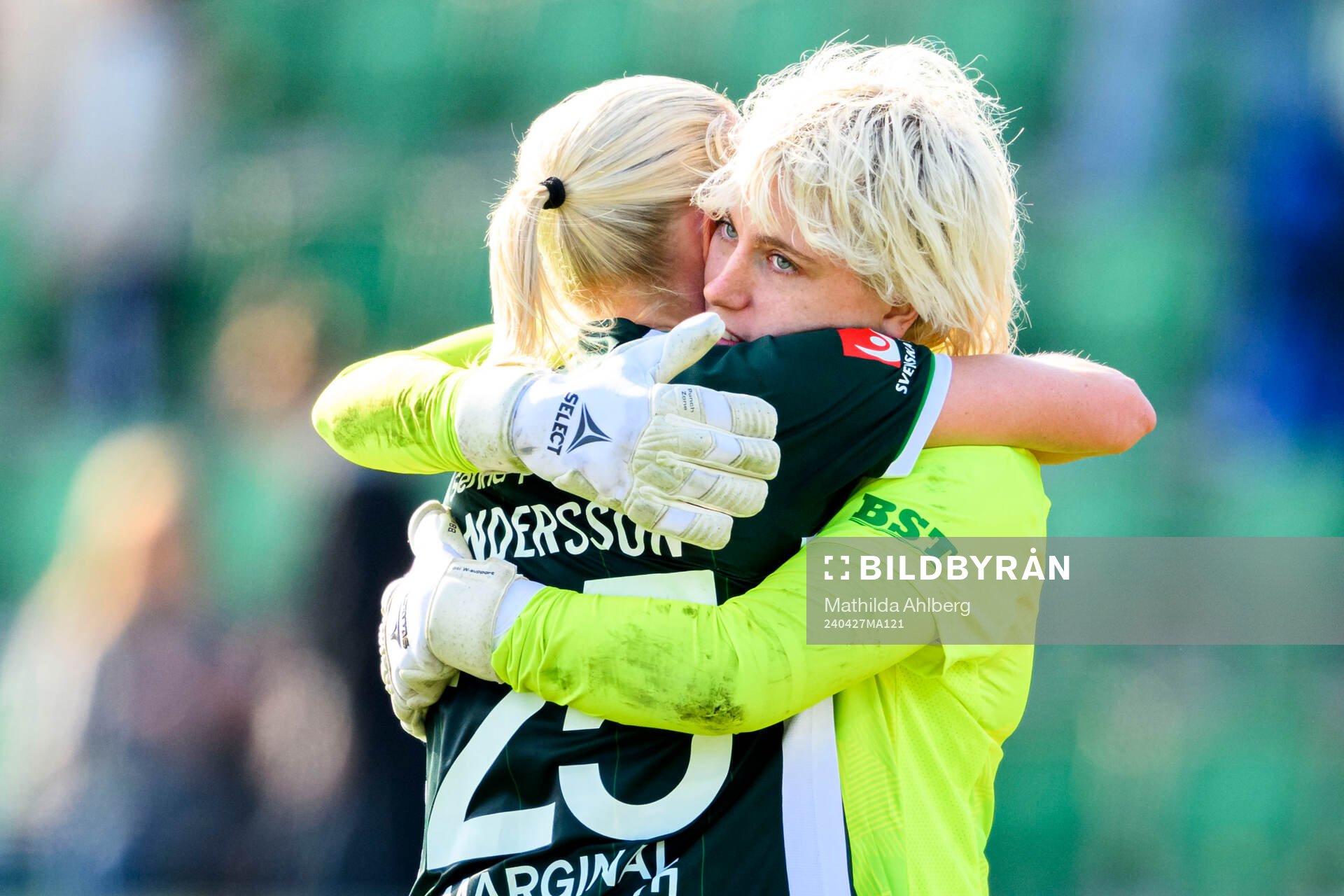 Hammarbys målvakt Moa Edrud