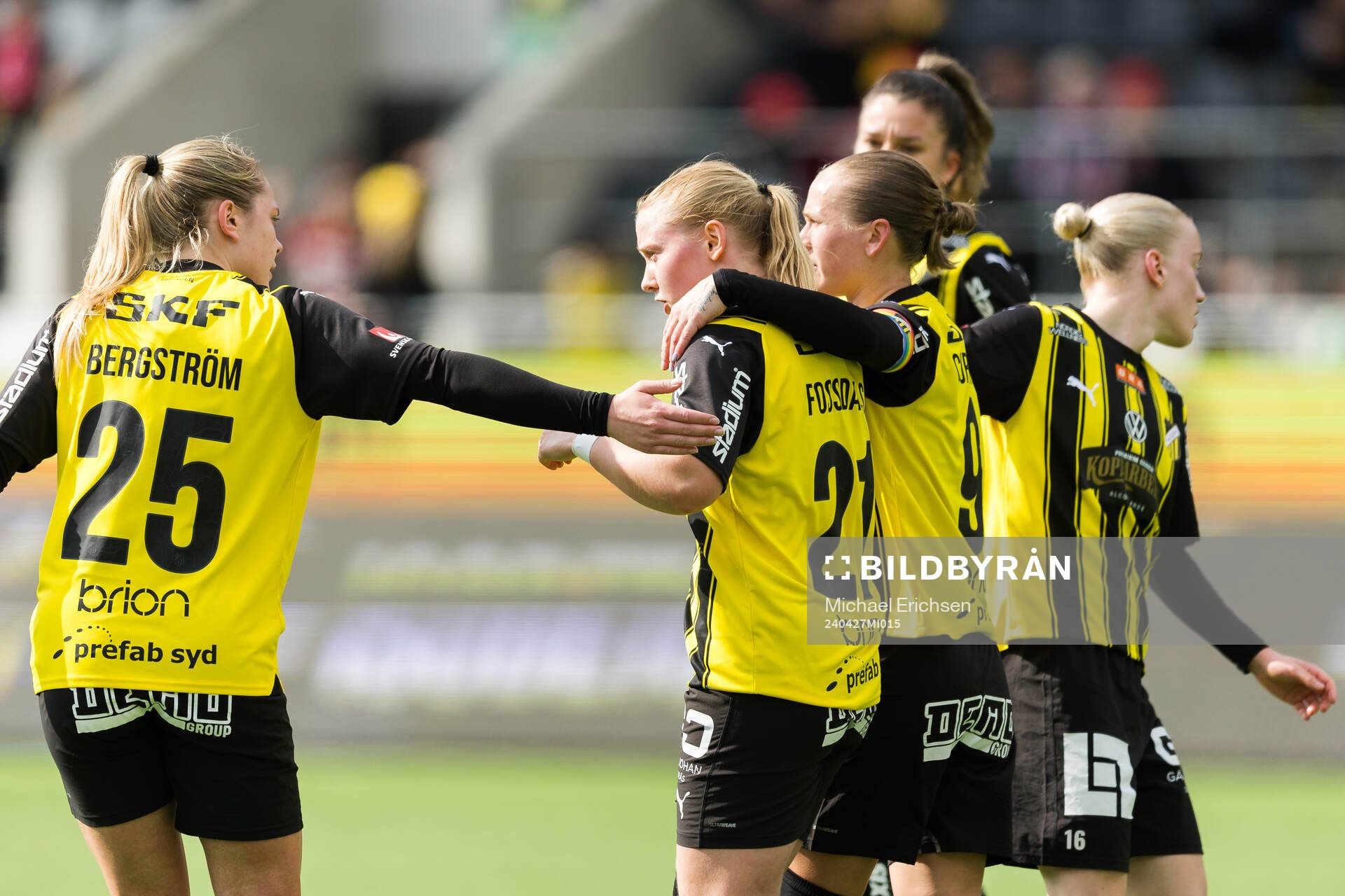 Häckens Johanna Fossdalsá Sørensen jublar