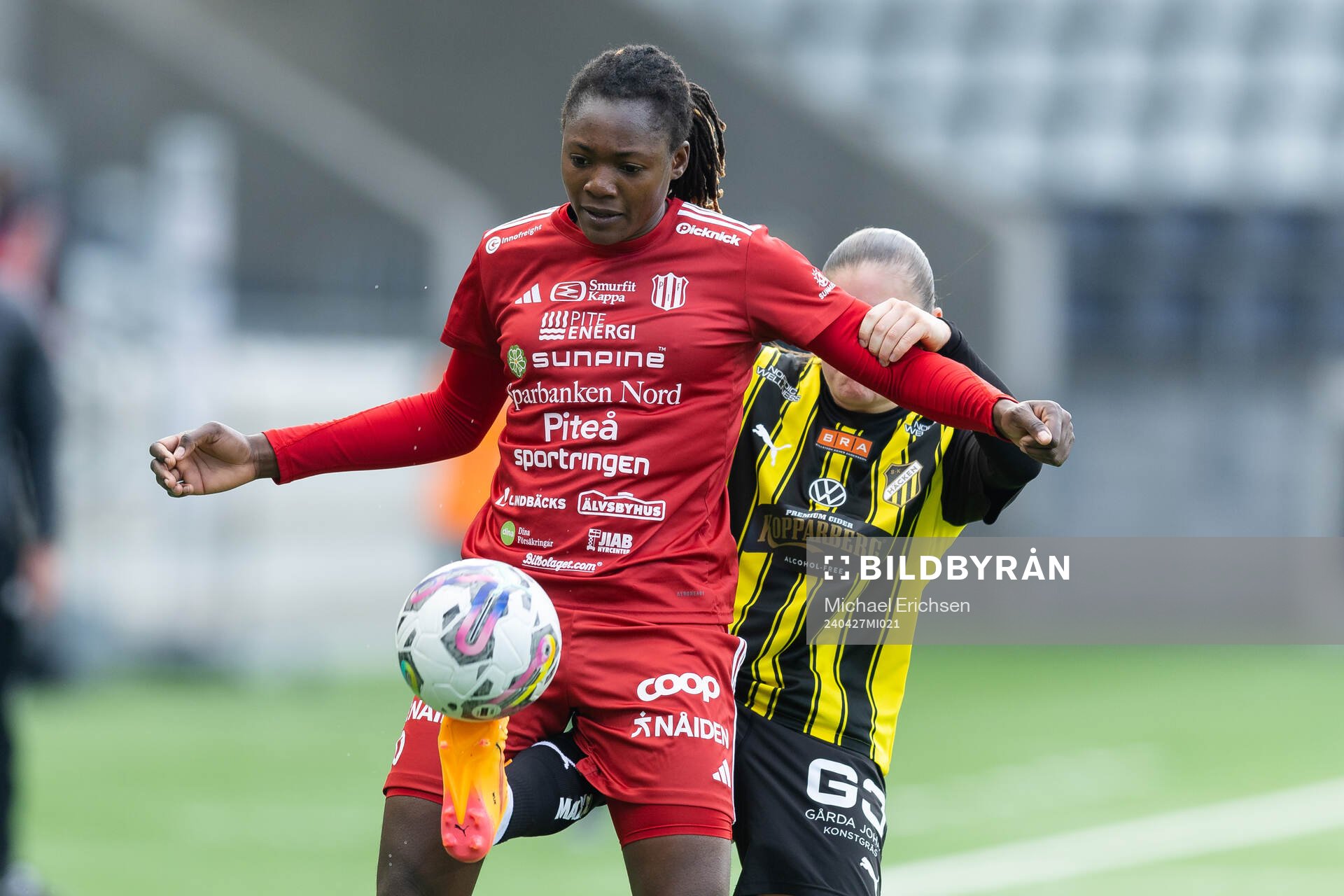 Häckens Hanna Wijk och Piteås Anam Imo