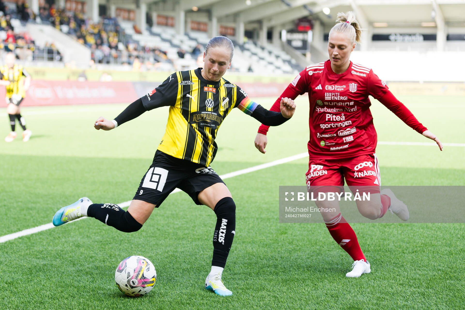 Häckens Filippa Curmark och Piteås Emma Viklund