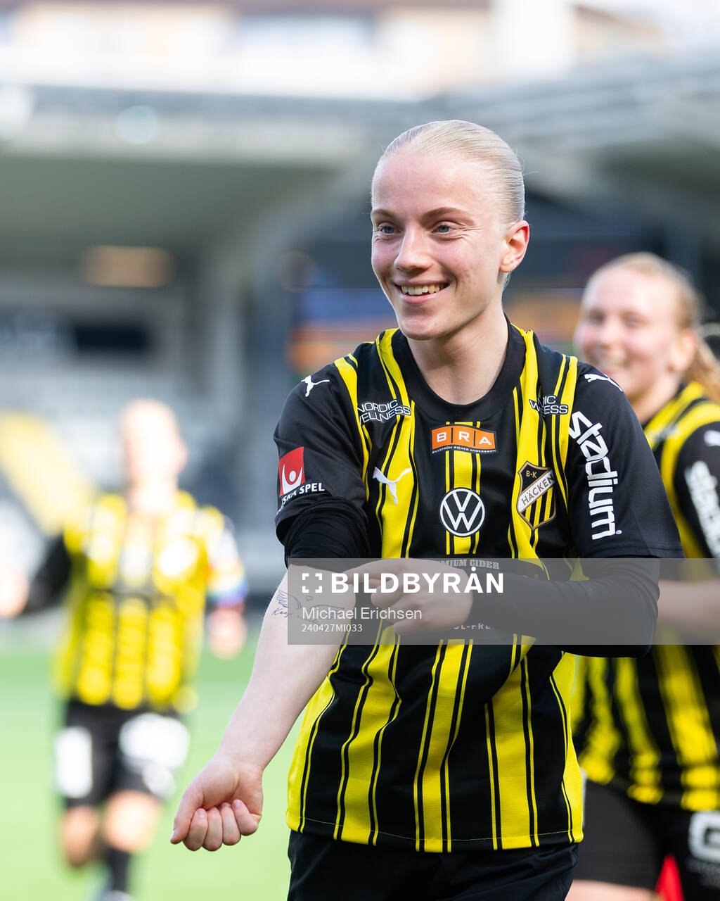 Häckens Anna Sandberg jublar