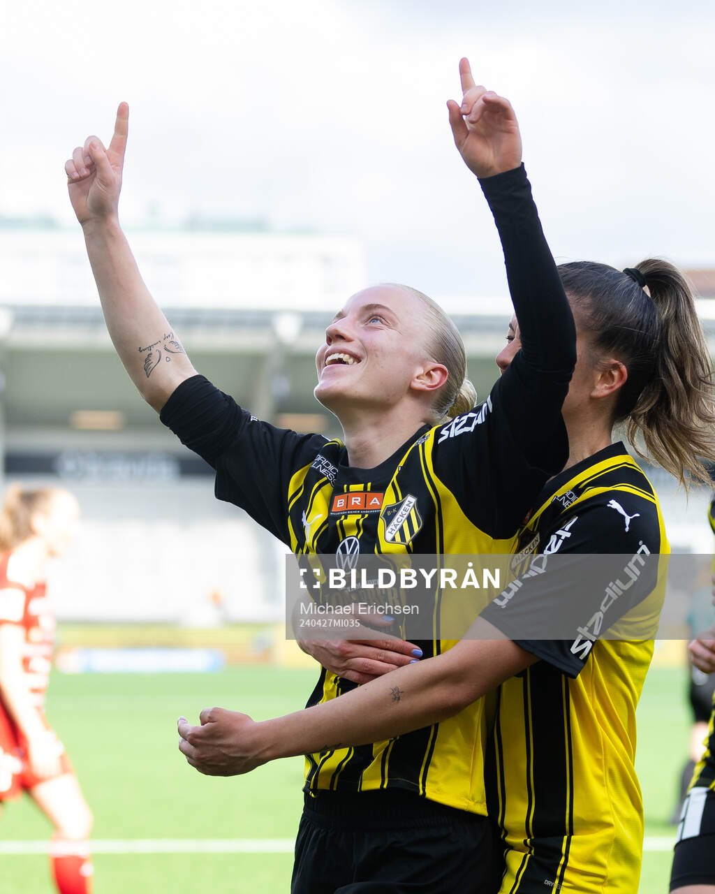 Häckens Anna Sandberg jublar
