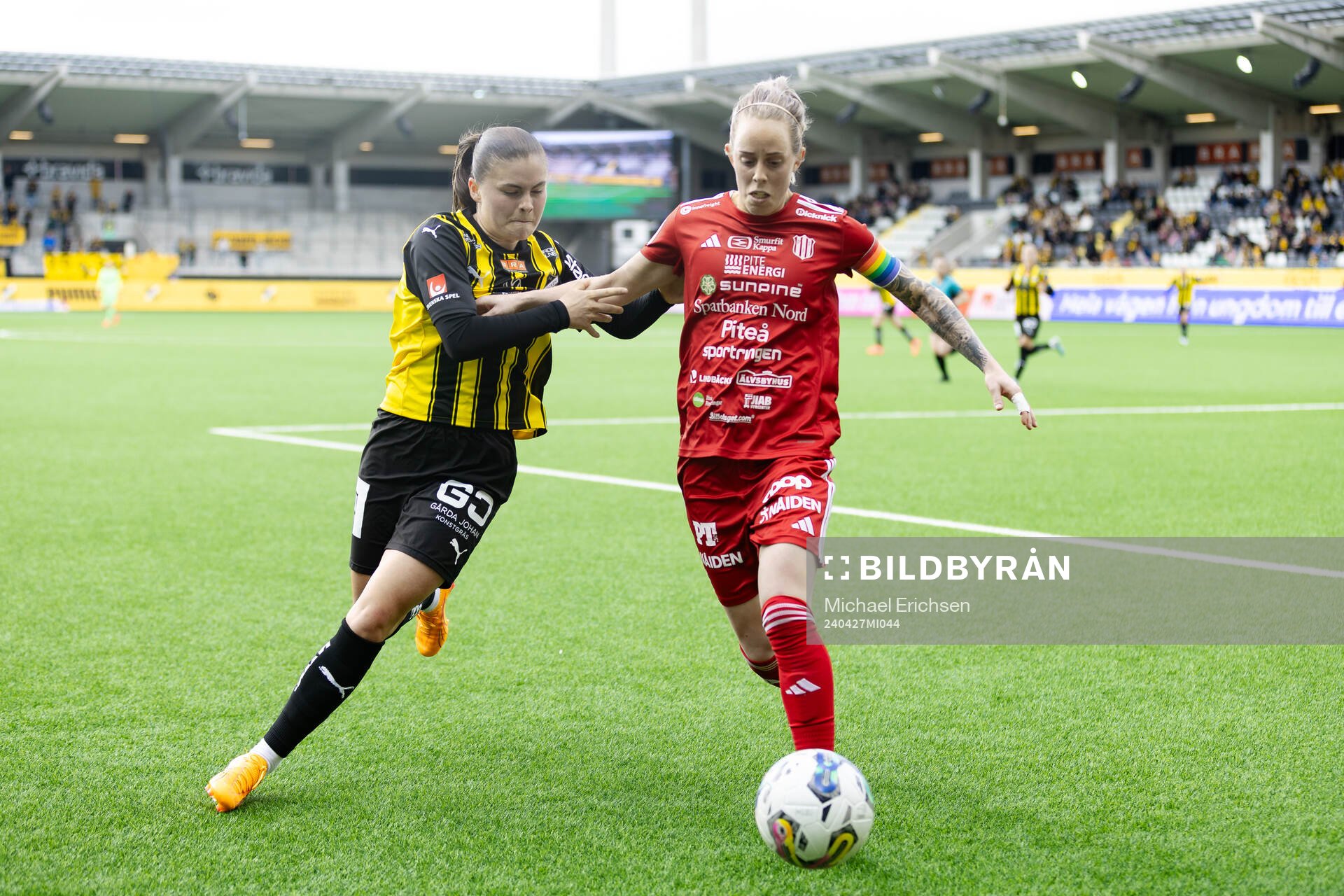 Häckens Hanna Wijk och Piteås Cecilia Edlund