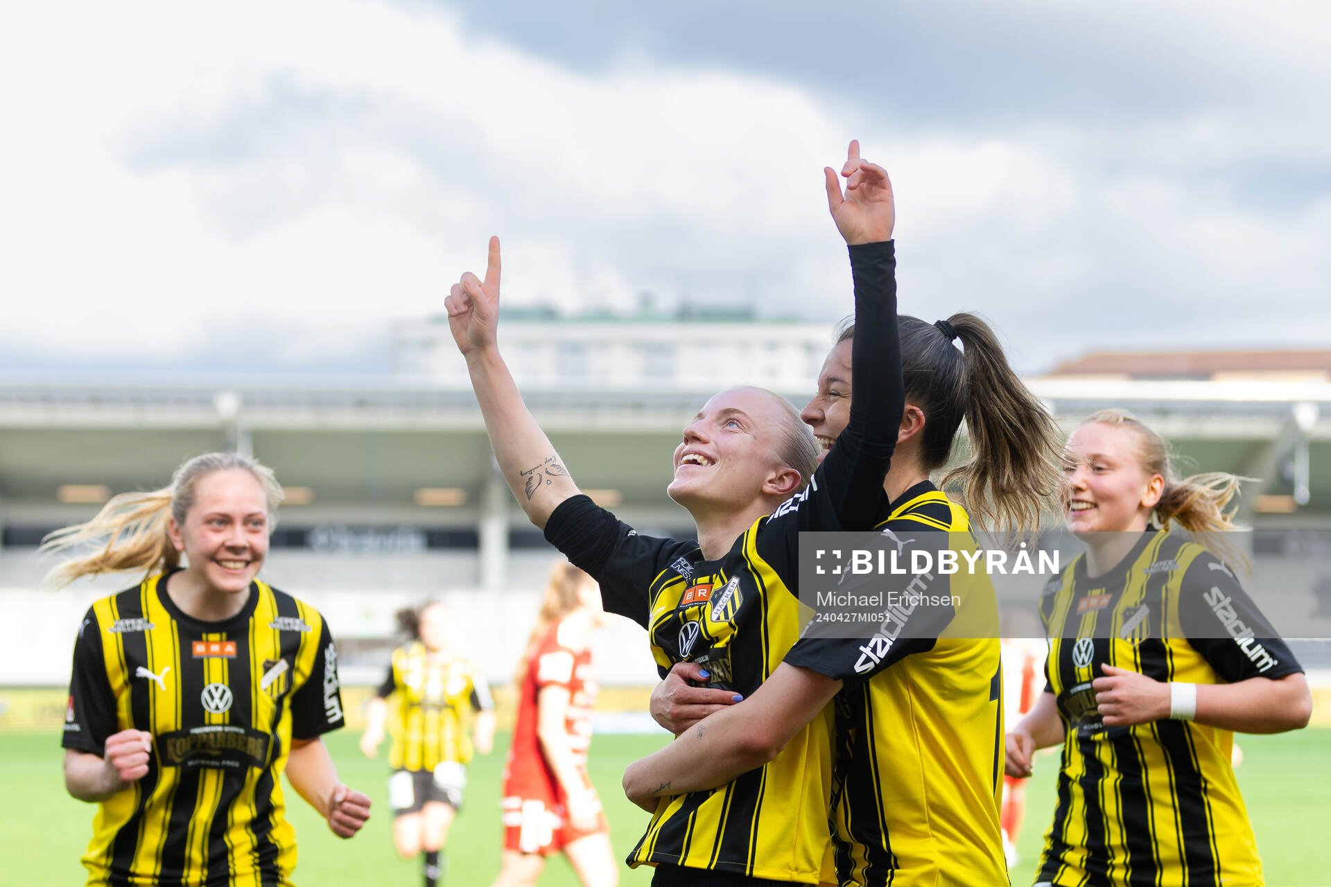 Häckens Anna Sandberg jublar