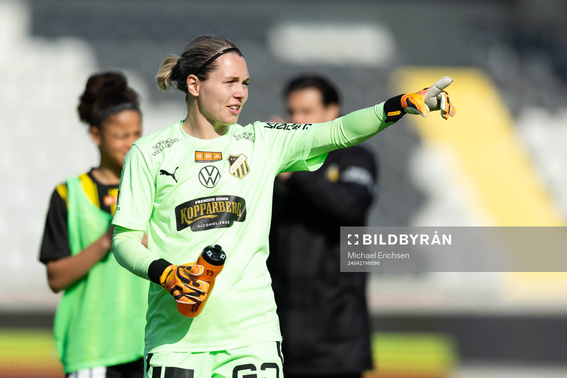 Häckens målvakt Jennifer Falk
