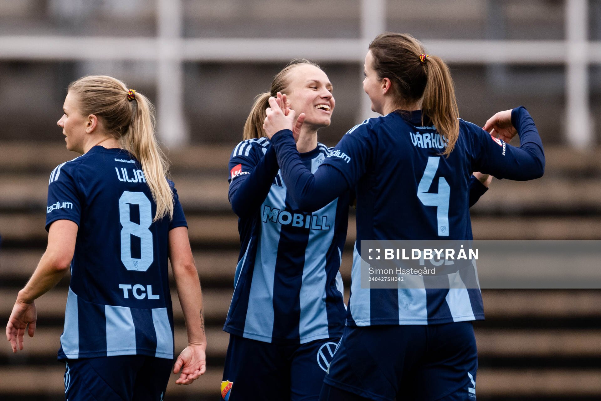 Djurgårdens Matilda Plan jublar
